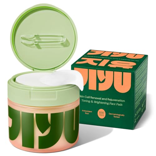 JIYU PADS Ritual facial (100 toallitas) - Limpia tu piel. Eleva tu confianza