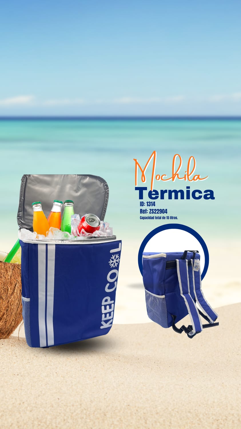 MOCHILA HIELERA TERMICA