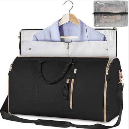 BOLSO DE VIAJE COVERTIBLE NEGRO