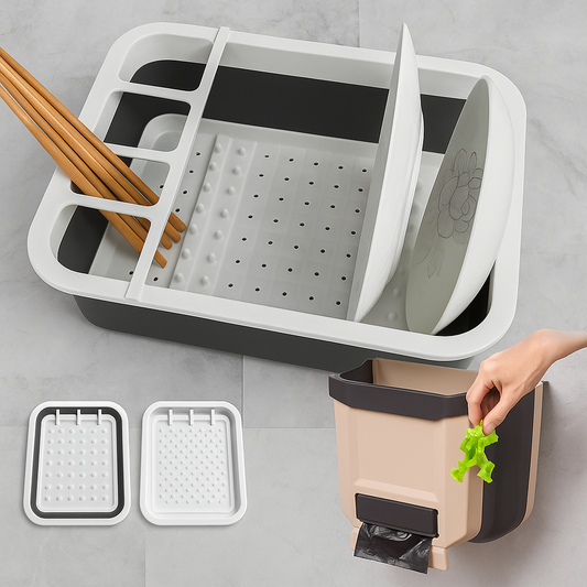 ESCURRIDOR PLEGABLE + ZAFACON PARA COCINA