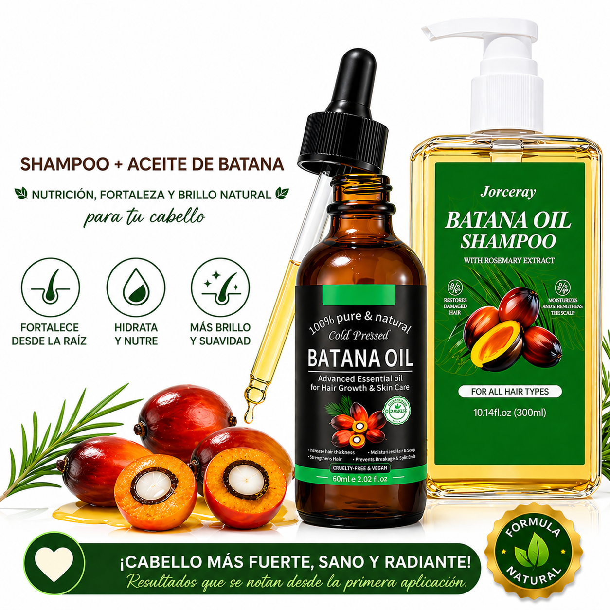 KIT Aceite de batana + Shampoo batana
