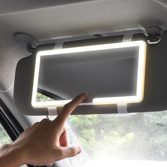 ESPEJO CON LUCES PARA CARROS