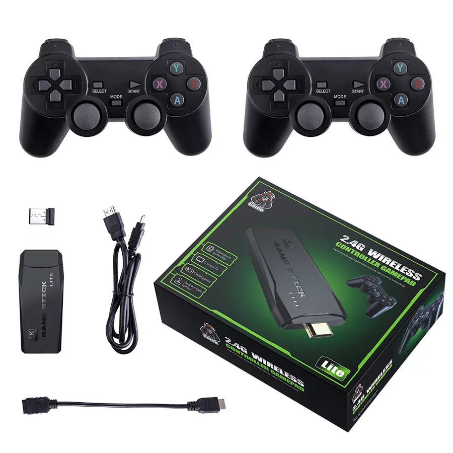 Game Stick 64GB – Convierte Tu TV en una Consola + de 10,000 Juegos
