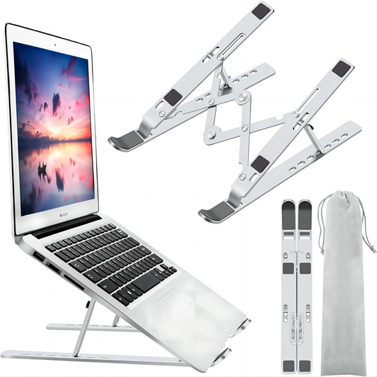 STAND PARA LAPTOP Y TABLET DE PLÁSTICO DURADERO